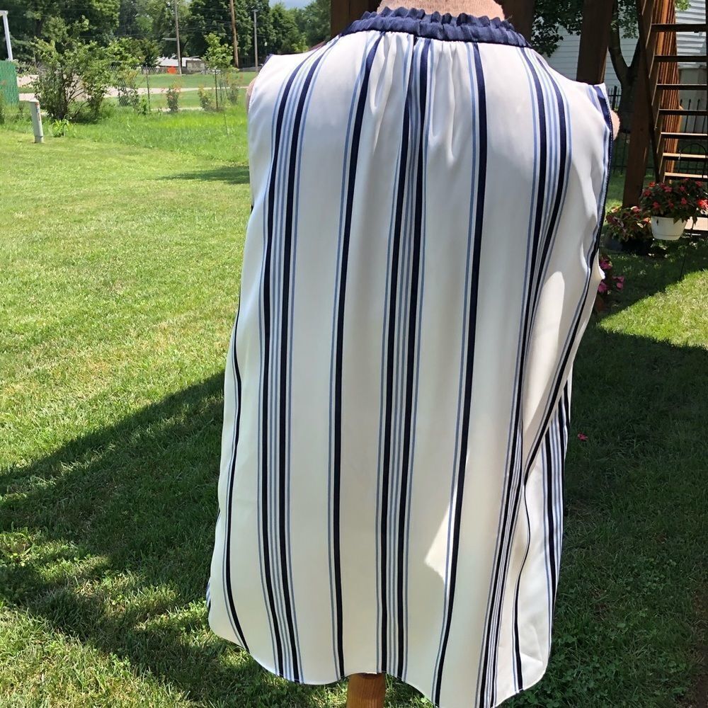 TOMMY HILFIGER striped sleeveless top - Picture 7 of 9